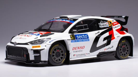 Ixo Model - TOYOTA GR YARIS RALLY2 N.37 RALLY FINLAND 2024 YAMAMOTO-SALMINEN 1:18 - Cod. 18RMC212A