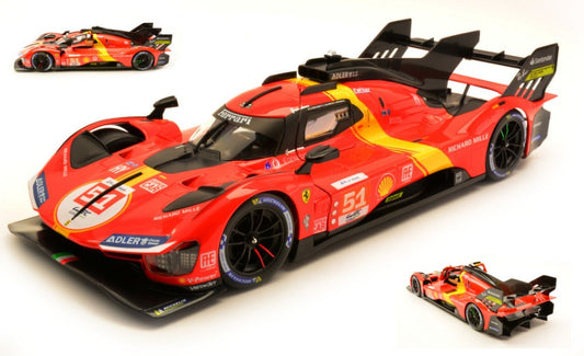 Burago - FERRARI 499P N.51 WINNER LE MANS 2023 PIER GUIDI/CALADO/GIOVINAZZI 1:18 - Cod. BU16301