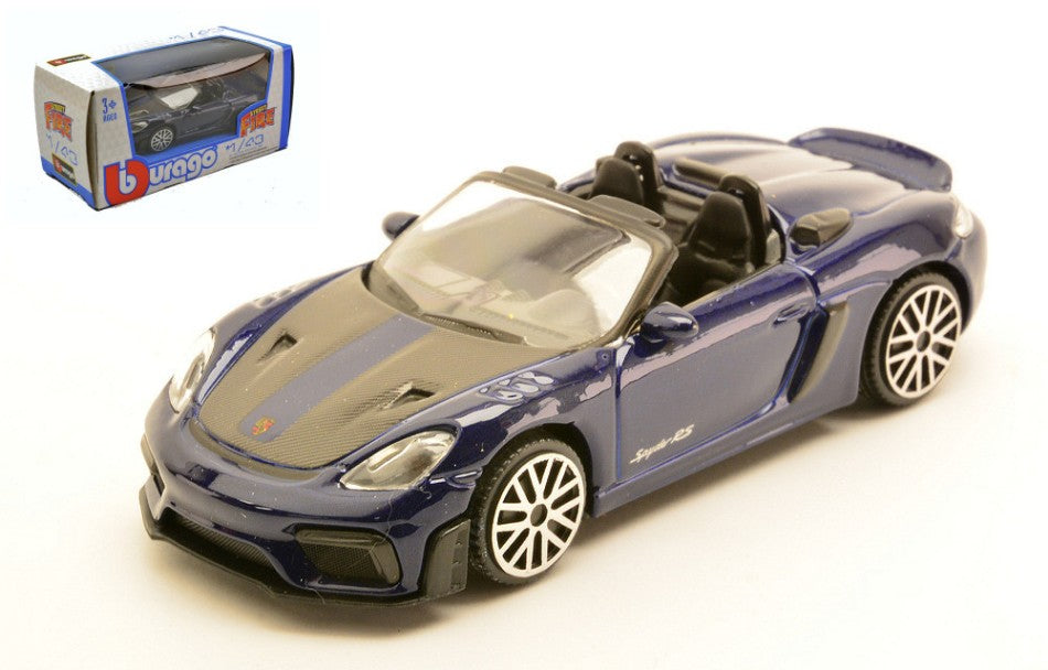 Burago - PORSCHE 718 SPYDER RS 2024 NIGHT BLUE 1:43 - Cod. BU30472B