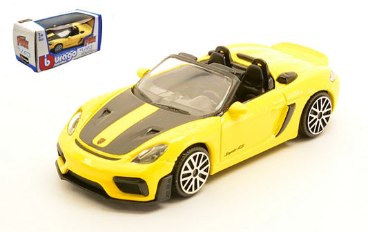 Burago - PORSCHE 718 SPYDER RS 2024 YELLOW 1:43 - Cod. BU30472Y