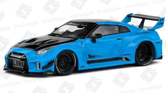 Solido - NISSAN GT-R (R35) LB WORKS SILHOUETTE COUPE 2019 BLUE/BLACK 1:43 - Cod. SL4311209