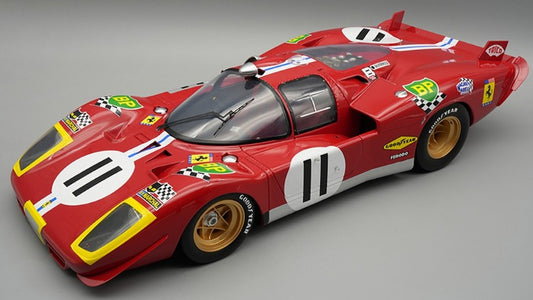 Tecnomodel - FERRARI 512S N.11 LE MANS 1970 POSEY-BUCKNUM W/SHOWCASE 1:12 - Cod. TMD1202E