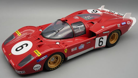 Tecnomodel - FERRARI 512S N.6 LE MANS 1970 GIUNTI-VACCARELLA W/SHOWCASE 1:12 - Cod. TMD1202B