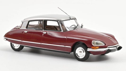 Norev - CITROEN DS 23 PALLAS 1972 GRENADE RED AND SILVER 1:43 - Cod. NV158078