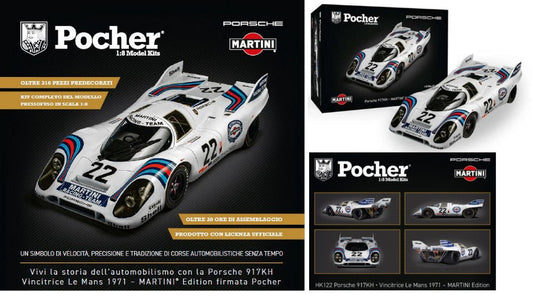 Pocher - PORSCHE 917K N.22 WINNER 24 H LE MANS 1971 MARKO-VAN LENNEP KIT 1:8 - Cod. HK122