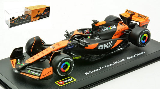 Burago - MCLAREN MCL 38 N.81 2024 OSCAR PIASTRI SIGNATURE 1:43 - Cod. BU38215P