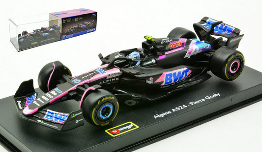 Burago - BWT RACING ALPINE A524 N.10 2024 PIERRE GASLY SIGNATURE 1:43 - Cod. BU38220G