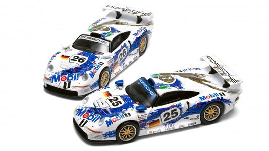 Spark Model - PORSCHE 911 GT1 N.25 + N.26 LE MANS 1996 SET 1:64 - Cod. YCOMBO64013
