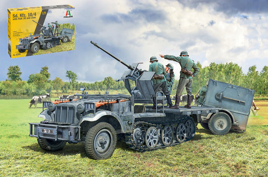 Italeri - SD KFZ 10/4 W/FLAK 30 AND CREW KIT 1:35 - Cod. IT6395