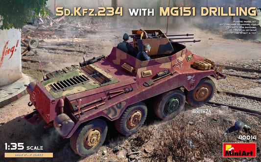 Miniart - Sd.Kfz.234 WITH MG151 DRILLING KIT 1:35 - Cod. MIN40014