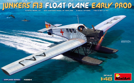 Miniart - JUNKERS F13 FLOAT PLANE EARLY PROD. KIT 1:48 - Cod. MIN48004