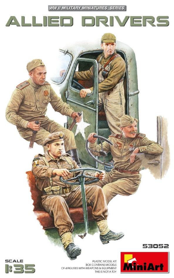 Miniart - ALLIED DRIVERS KIT 1:35 - Cod. MIN53052