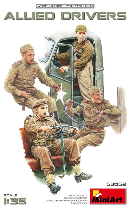 Miniart - ALLIED DRIVERS KIT 1:35 - Cod. MIN53052
