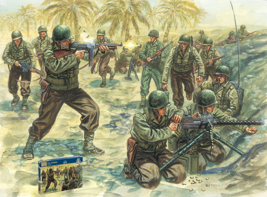 Italeri - WWII FANTERIA AMERICANA KIT 1:72 - Cod. IT6120