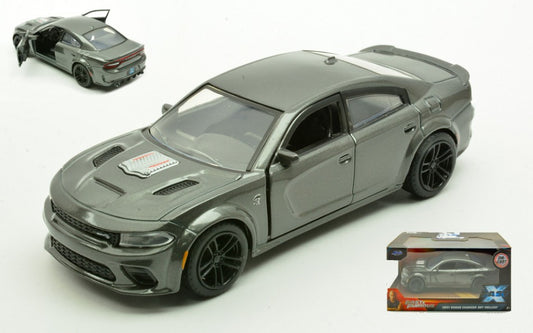Jada Toys - DODGE CHARGER SRT HELLCAT FAST & FURIOUS FAST X DARK GREY 1:32 - Cod. JADA34473