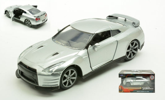 Jada Toys - BRIAN'S NISSAN SKYLINE GT-R R35 2009 FAST & FURIOUS SILVER 1:32 - Cod. JADA97383