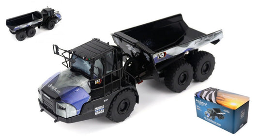Diecast Master - CAT 745 ARTICULATED DUMPER TRUCK BRENT SCARBROUGH & CO.CUSTOM LIMIT.1:50 - Cod. DM85528BCS