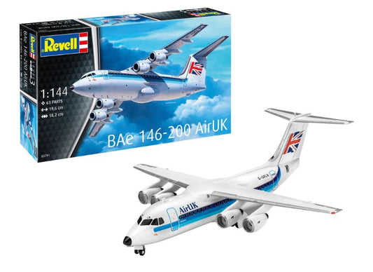 Revell - BAe 146-200 AirUK KIT 1:144 - Cod. RV03791