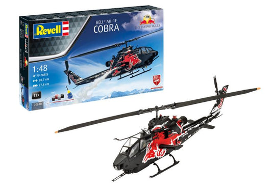 Revell - BELL AH-1F COBRA FLYING BULLS 25th ANNIV.MODEL SET KIT 1:48 - Cod. RV05640