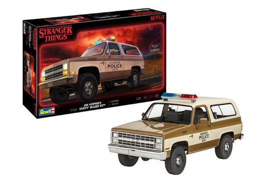 Revell - CHEVY BLAZER K5 JIM HOPPER'S "STRANGER THINGS" KIT 1:25 - Cod. RV07724