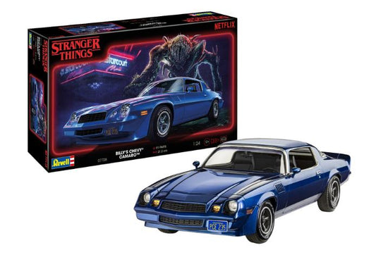Revell - CHEVY CAMARO Z/28 BILLY'S "STRANGER THINGS" KIT 1:24 - Cod. RV07728