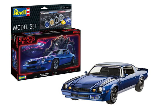Revell - CHEVY CAMARO Z/28 BILLY'S "STRANGER THINGS" MODEL SET KIT 1:24 - Cod. RV67728