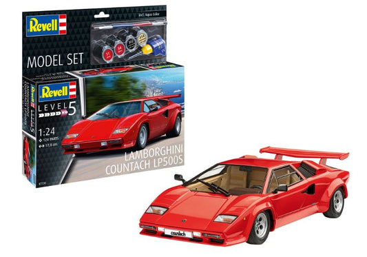 Revell - LAMBORGHINI COUNTACH LP500S MODEL SET KIT 1:24 - Cod. RV67730
