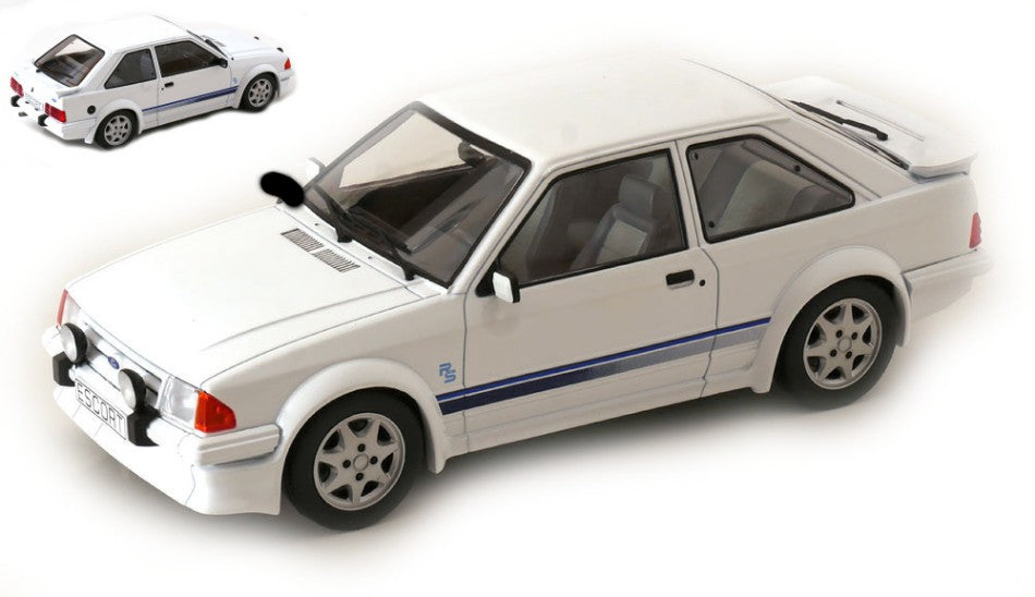 Modelcargroup - FORD ESCORT MK III RS TURBO 1985 WHITE 1:18 - Cod. MCG18419