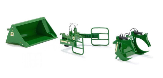 Wiking - ACCESSORI FRONTALI PER JOHN DEERE SET A 1:32 - Cod. WK077381