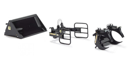Wiking - ACCESSORI FRONTALI x TRATTORI BLACK SET A 1:32 - Cod. WK077385