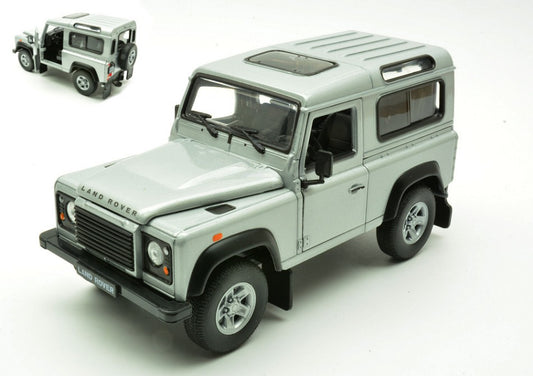Welly - LAND ROVER DEFENDER 90 1984 SILVER 1:24 - Cod. WE2092S