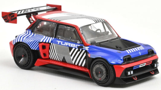 Norev - RENAULT CONCEPT R5 TURBO 3E E-TECH 100% ELECTRIC 2023 BLUE & RED 1:43 - Cod. NV517967