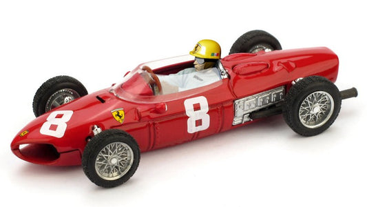 Brumm - FERRARI 156 F1 RICARDO RODRIGUEZ 1961 N.8 ITALY GP W/PILOTE 1:43 - Cod. BM0642CH