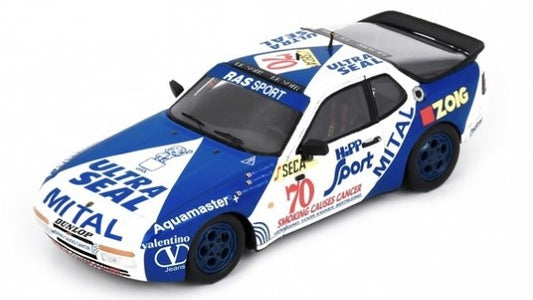 Spark Model - PORSCHE 944 TURBO N.70 6th 24 H SPA 1989 GUYAUX-BOVY-HERREGODS 1:43 - Cod. SB765