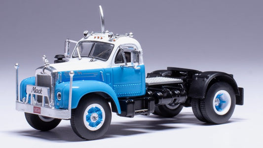 Ixo Model - MACK B 61 1953 BLUE/WHITE 1:64 - Cod. 64TR012B