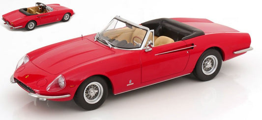 Kk Scale - FERRARI 365 CALIFORNIA SPYDER 1966 RED 1:18 - Cod. KKDC180053