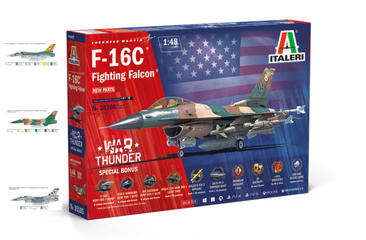Italeri - WAR THUNDER F-16C FIGHTING FALCON KIT 1:72 - Cod. IT35105