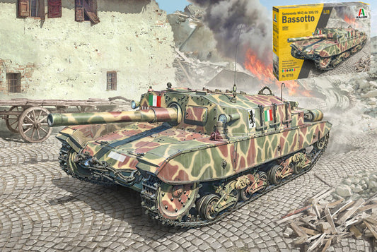 Italeri - SEMOVENTE M43 DA 105/25 "BASSOTTO" KIT 1:35 - Cod. IT6751