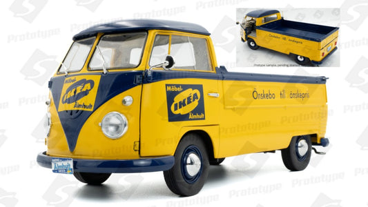 Solido - VOLKSWAGEN T1B PICK-UP IKEA 1950 YELLOW/BLUE 1:18 - Cod. SL1806709