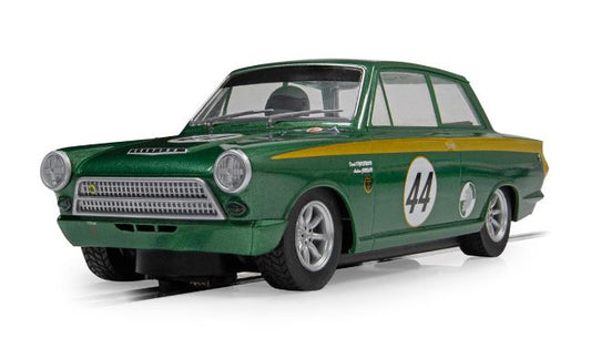 Scalextric - LOTUS FORD CORTINA GOODWOOD 2023 A.JORDAN-D.DICKENSON SLOT 1:32 - Cod. C4540