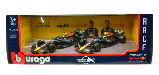 Burago - SET RED BULL 2024 N.1 MAX VERSTAPPEN + N.11 SERGIO PEREZ 1:43 - Cod. BU38173