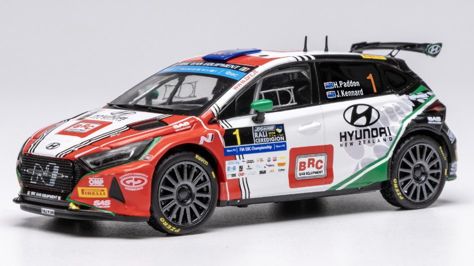 Ixo Model - HYUNDAI i20 N N.1 RALLY2 RALI CEREDIGION 2024 PADDON-KENNARD 1:43 - Cod. RAM952B