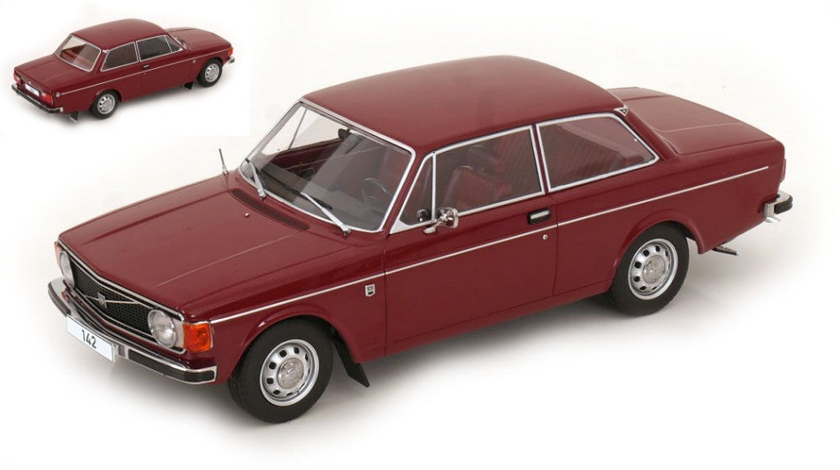 Modelcargroup - VOLVO 142 1973 DARK RED 1:18 - Cod. MCG18443