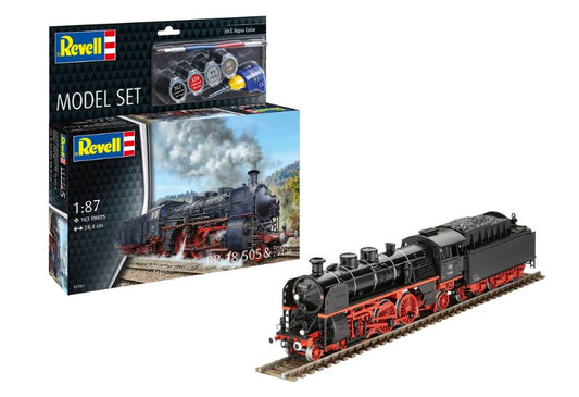 Revell - EXPRESS LOCOMOTIVE BR 18 505 WITH TENDER MODEL SET KIT 1:87 - Cod. RV62167