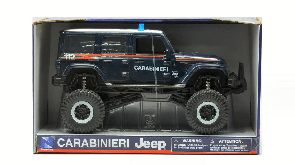 New Ray - JEEP SAHARA BIG WHEELS CARABINIERI 1:18 - Cod. NY37646
