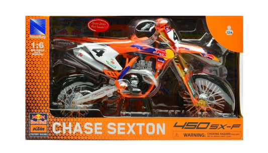 New Ray - KTM 450 SX-F RED BULL N.4 CHASE SEXTON 1:6 - Cod. NY49743