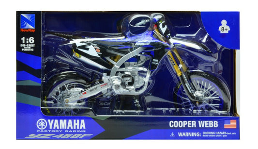 New Ray - YAMAHA YZ450F N.2 COOPER WEBB 1:6 - Cod. NY49753