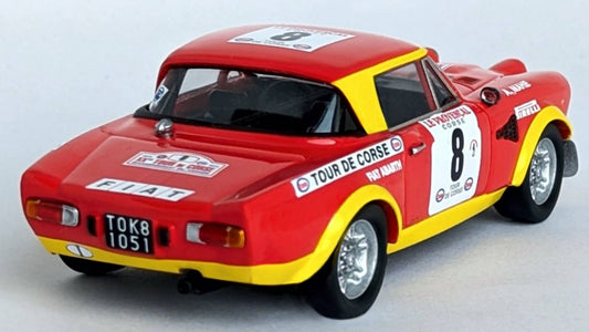 Trofeu - FIAT 124 ABARTH N.8 TOUR DE CORSE 1974 DARNICHE-MAHE 1:43 - Cod. TFDSN284