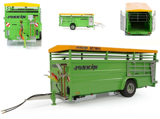 Universal Hobbies - RIMORCHIO TRASPORTO ANIMALI JOSKIN BETIMAX RDS G 6000 GREEN VERSION 1:32 - Cod. UH6627