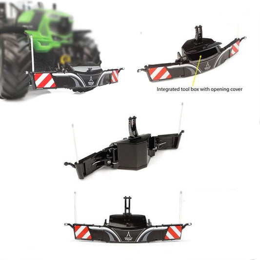 Universal Hobbies - TRACTOR BUMPER SAFETYWEIGHT DEUTZ-FAHR VERSION 1:32 - Cod. UH6684